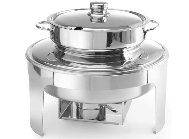 Suppe chafing dish, blank overflate 10 liter