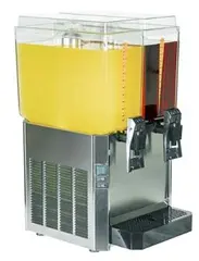 Juice dispenser, elektrisk. Promek VL223 2x11,5 liter. Rustfri utf&#248;relse