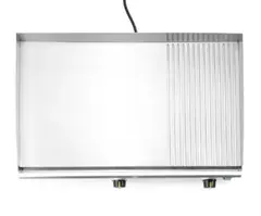 Flatgrill, Kitchen line 2/3 glatt, 1/3 rillet