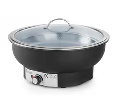 Chafing dish elektrisk, rund Tesino 6,8 liter