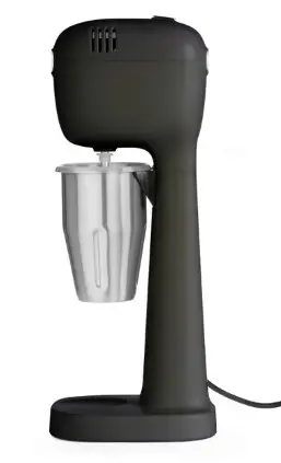 Milkshake mixer black BPA free Design by Bronwasser 