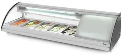 Sushi display 5x 1/3 GN 130 cm lengde