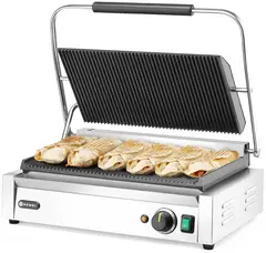 Pressgrill, Panini XL Rillet topp og bunn