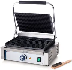 Pressgrill, Panini Rillet topp og bunn