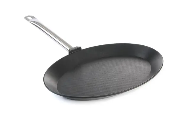 Stekepanne til fisk, Titanium Pro Oval, 400x275x35mm 