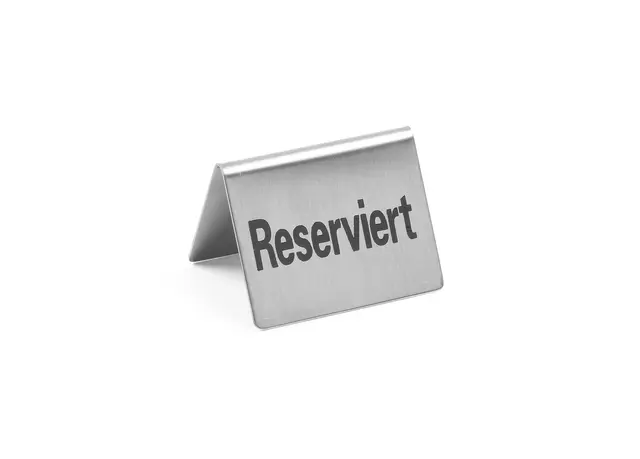 Bordskilt "Réservé" 4 stk 