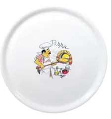 Pizzatallerken, &#216;31 cm Hvit, Traditional Pizzaiolo