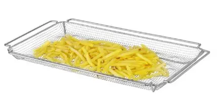 Pommes frites kurv til ovn GN 1/1 40 mm, rustfritt stål 