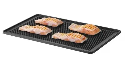 Grill plate, rillet GN 1/1 15 mm, aluminium 