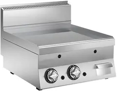 Gassflatgrill Chrome, 2 stekesoner