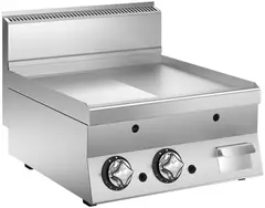 Gassflatgrill 1/2 Rillet Chrome