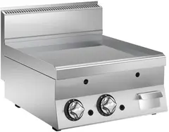 Gassflatgrill Chrome, 2 stekesoner