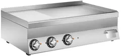 Flatgrill 1/3 Rillet Chrome, 3 stekesoner