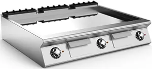 Flatgrill Chrome, 3 stekesoner 