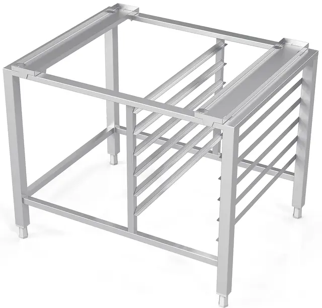 Stativ for ovner med rack for 1/1 GN BxDxH: 82x70x80cm 