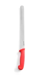 Skinke/kebab kniv med Granton-kant R&#248;d, lengde 490 mm