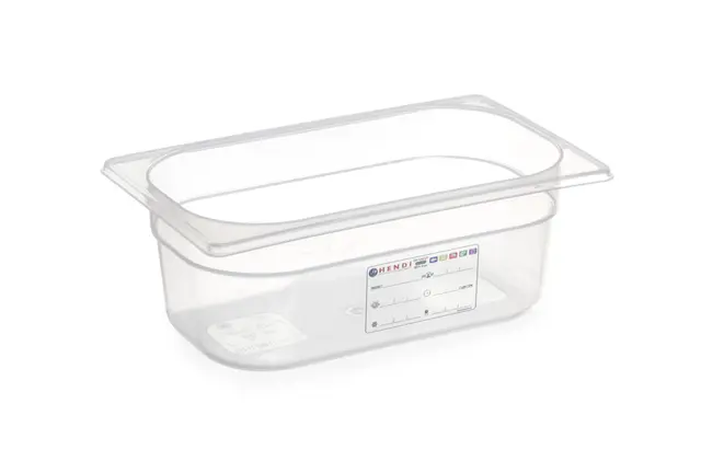 HACCP kantine 1/4 GN, transparent 200 mm 