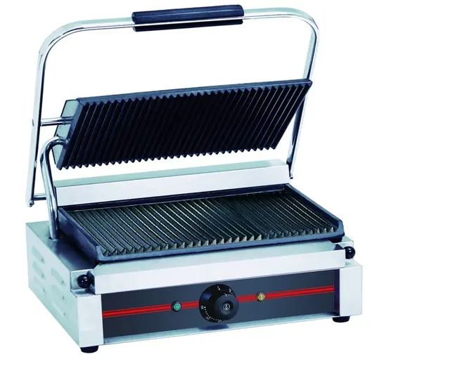 Pressgrill medium Rillet topp og bunn 