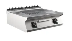 Flatgrill&#160;1/3&#160;Rillet Chrome, 2 steksoner